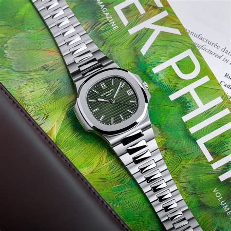 green emerald patek philippe|Patek Philippe nautilus green price.